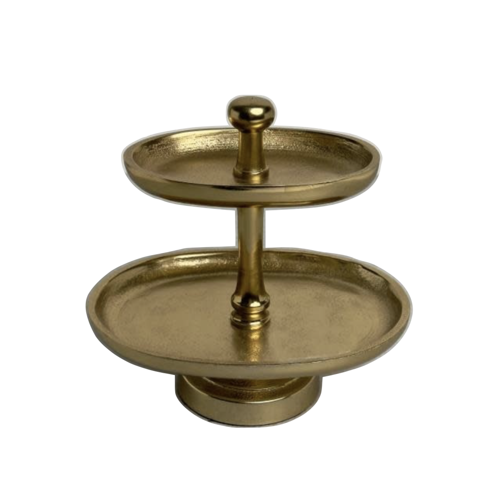 Gilded Two-Tier Jewelry Holder