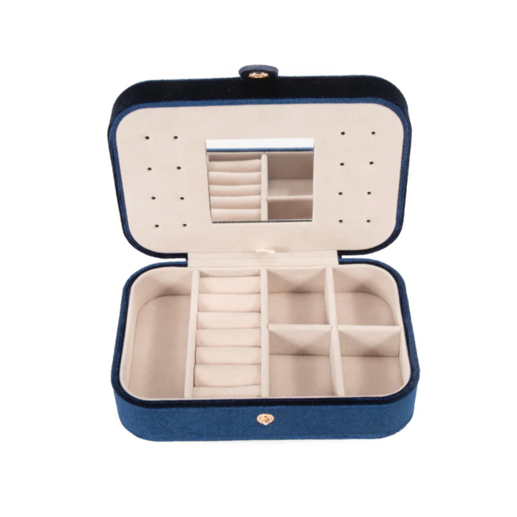 Vera Rectangular Travel Jewelry Organizer NAVY