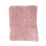 Knitted 50x60 Throw PINK