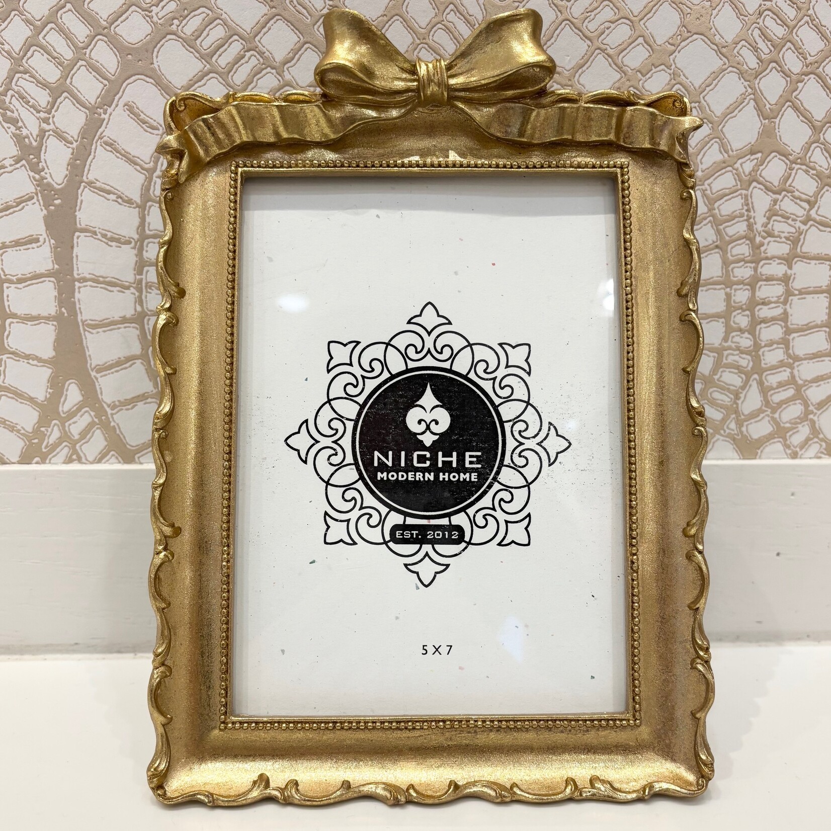 Golden Bow 5x7 Frame