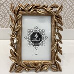 Gold Berry Leaf 4x6 Frame