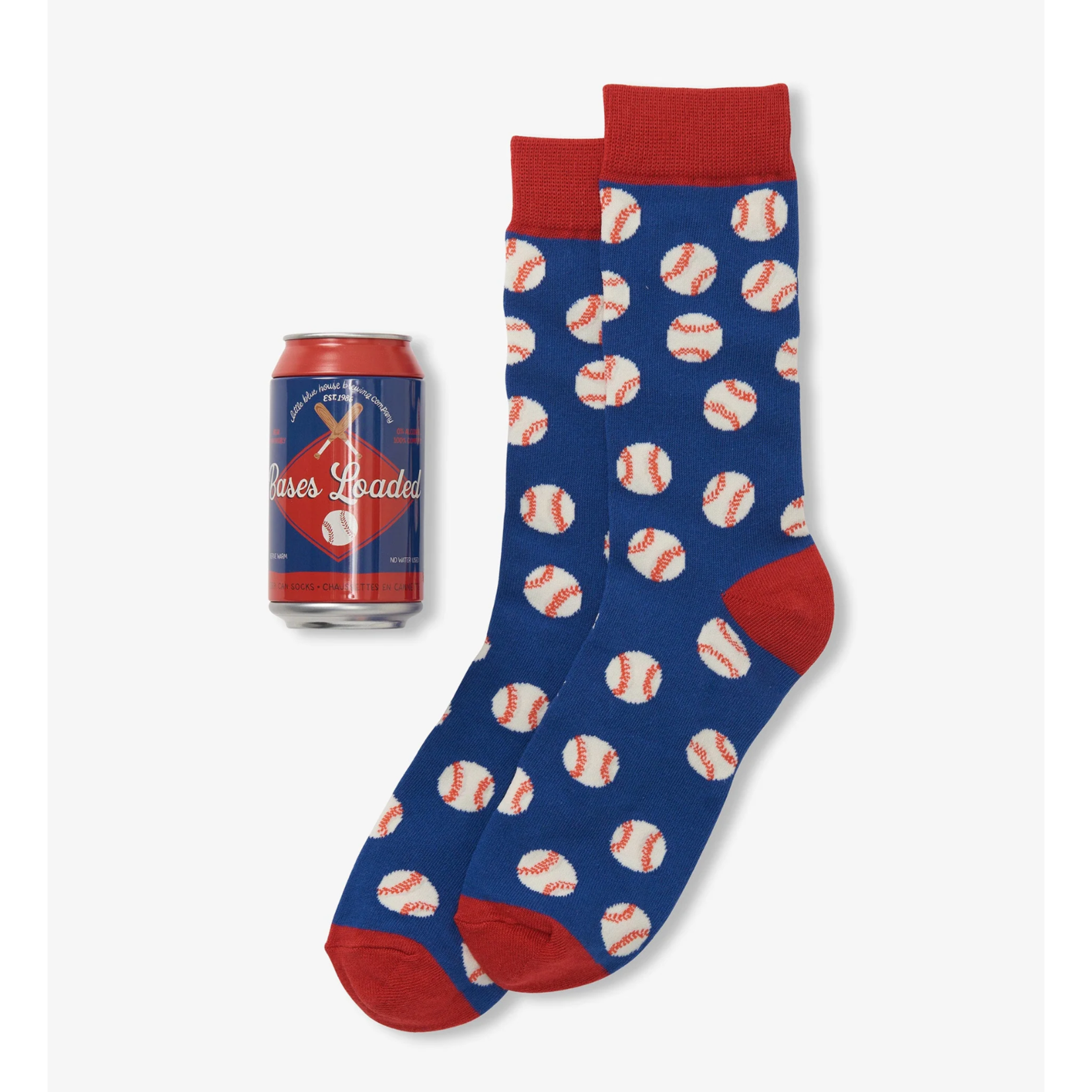 Men's Bases Loaded Beer Can Socks