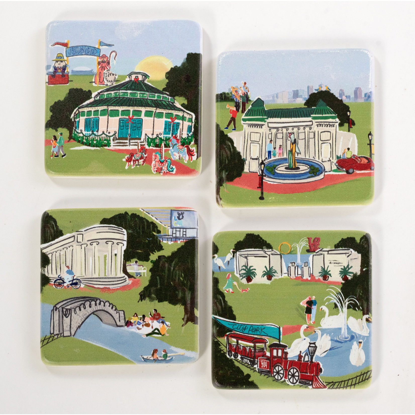 City Park Coaster Set