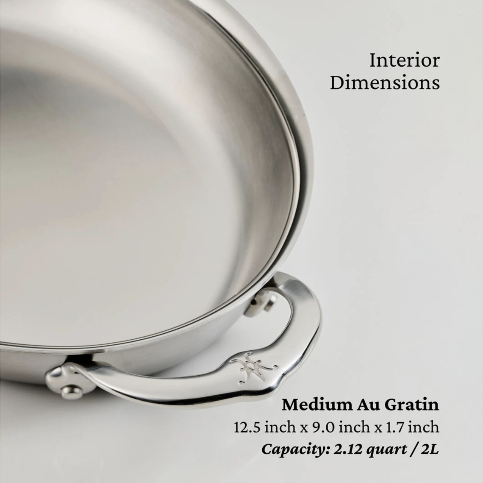 Hestan Provisions Medium Clad Oval Au Gratin