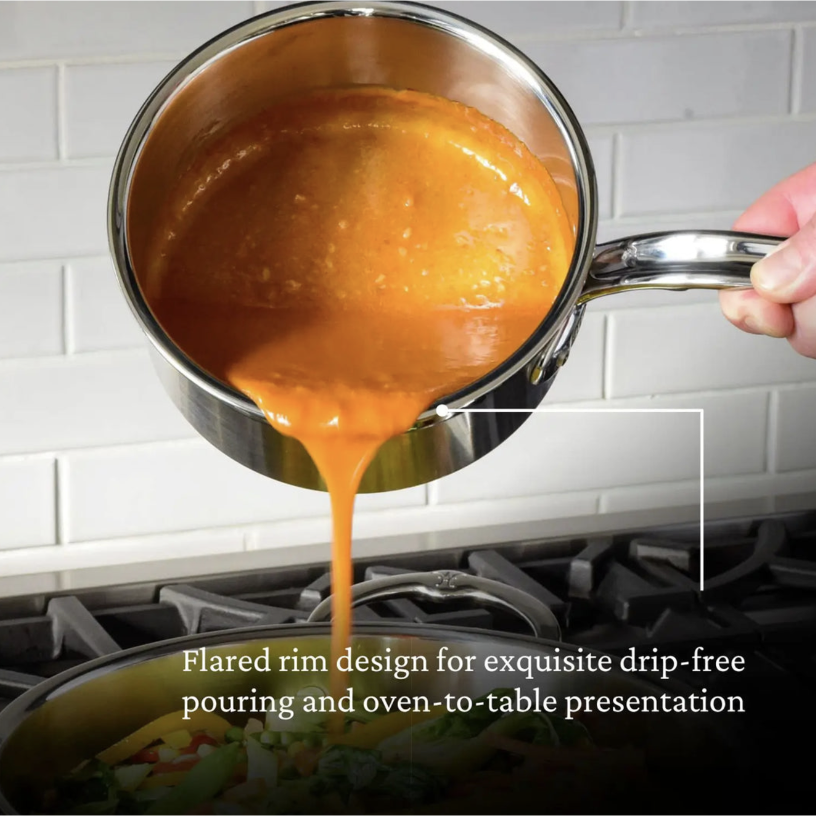Hestan ProBond 1.5qt Stainless Steel Professional Saucepan