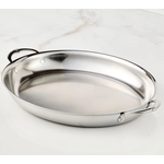 Hestan Provisions LARGE Clad Oval Au Gratin