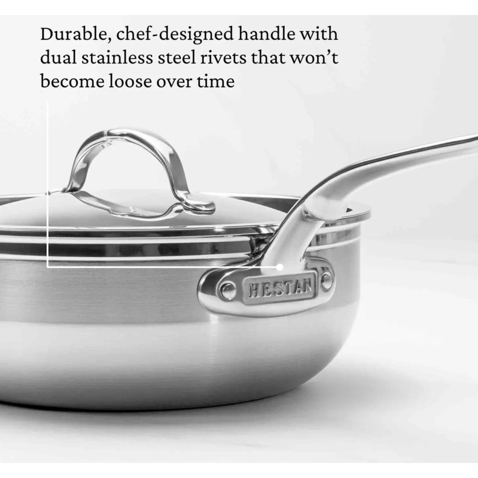 Hestan ProBond Forged 5qt Stainless Steel Professional Pan