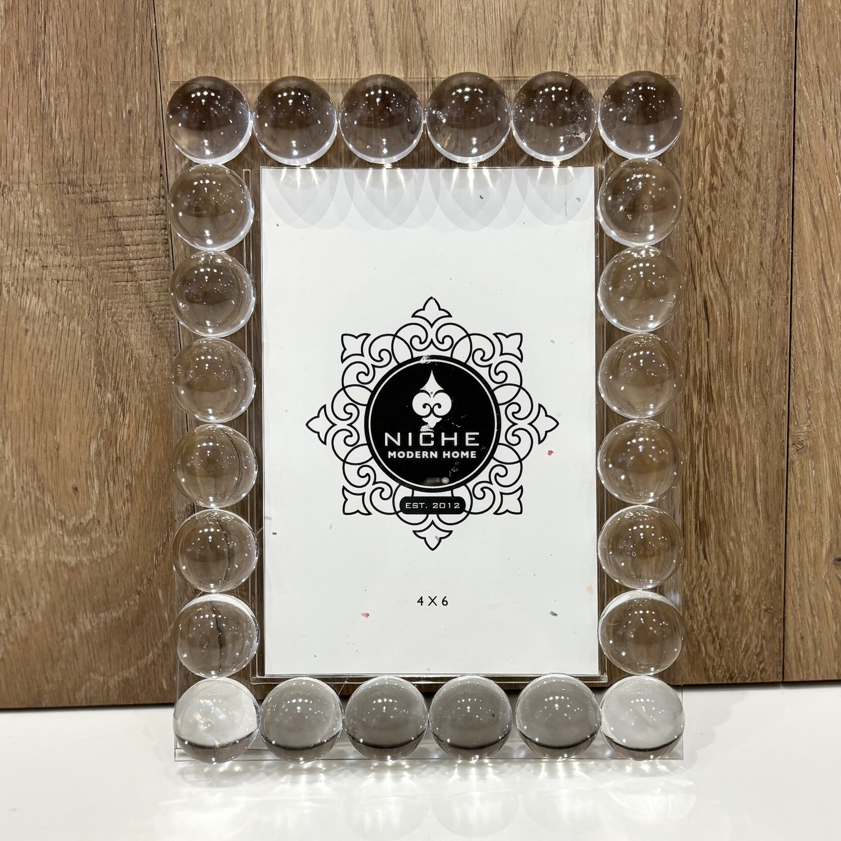 Beaded Acrylic Bubble 4x6 Frame