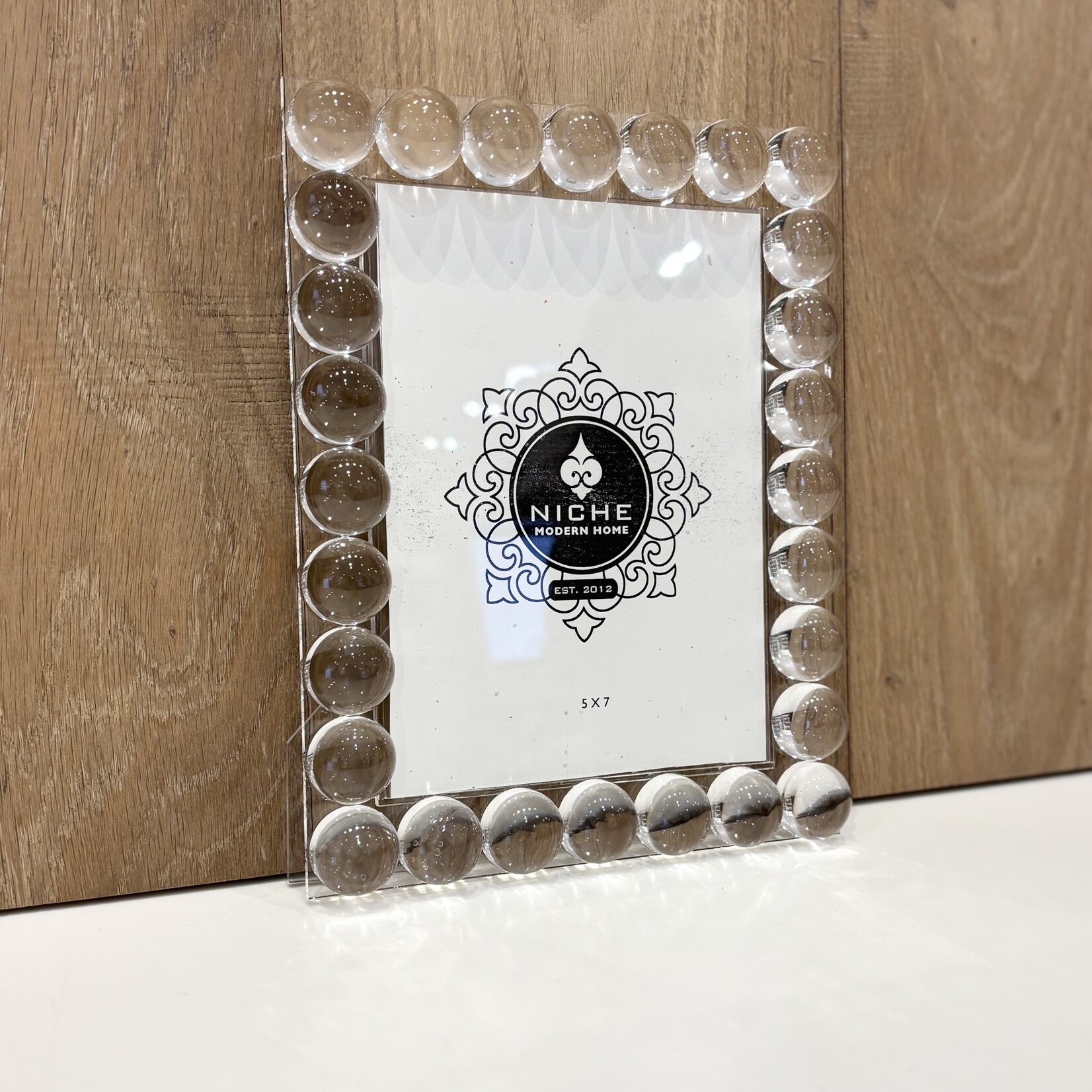 Beaded Acrylic Bubble 5x7 Frame