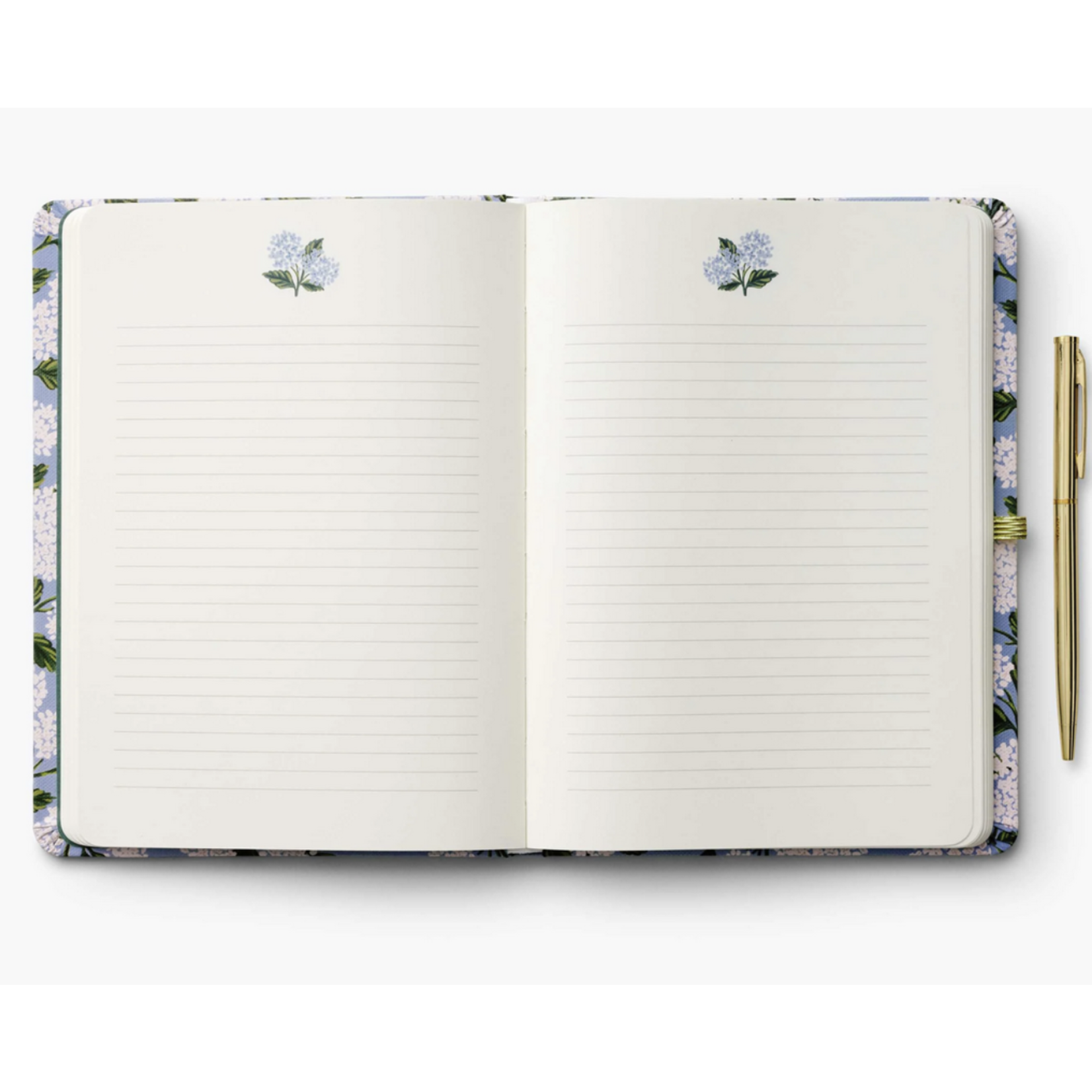 Hydrangea Journal with Pen