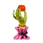 10" Witch Hand w/ Pumpkin Candleholder