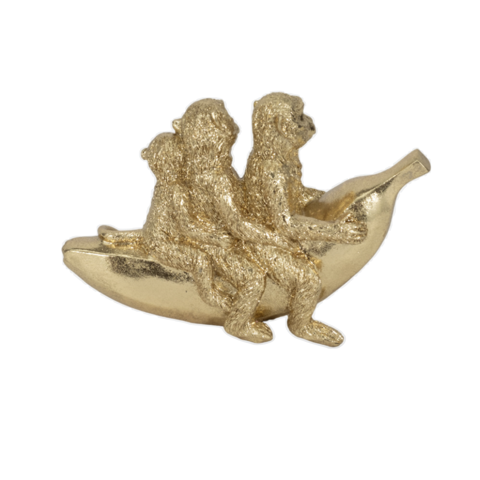 8" Gold Monkeys on Banana