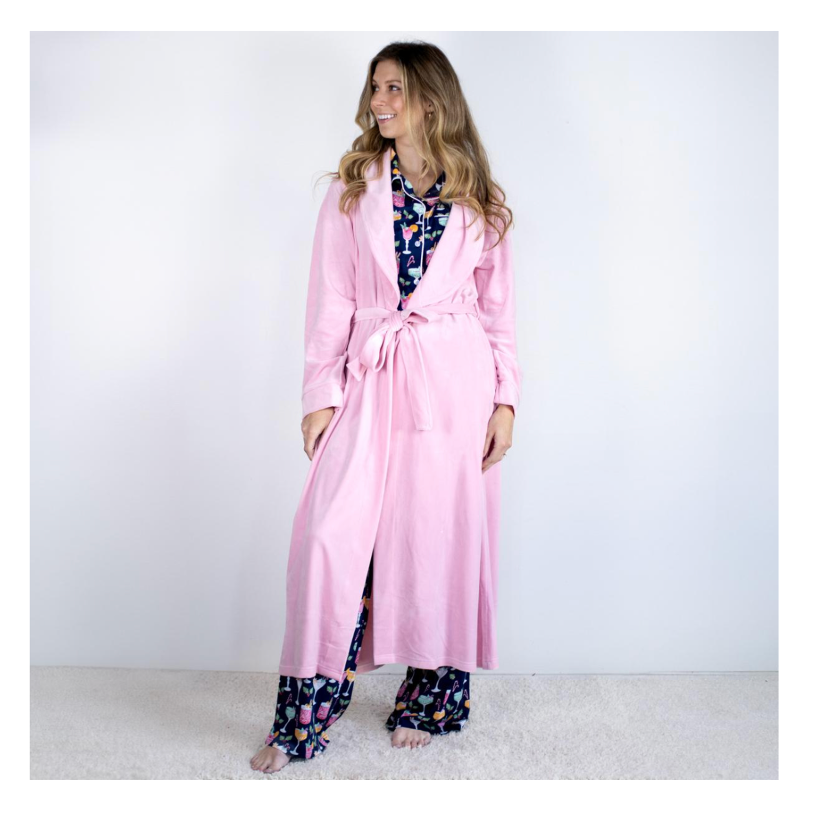 (L/XL) Women's LT. PNK Harbin Robe