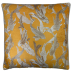 Koi Goldenrod Throw Pillow 22"