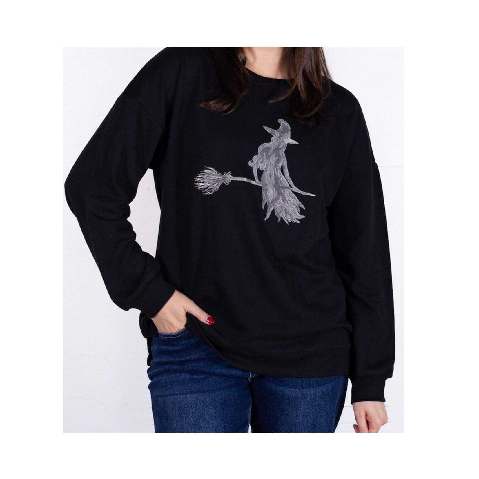Women's Witch Sweatshirt LARGE