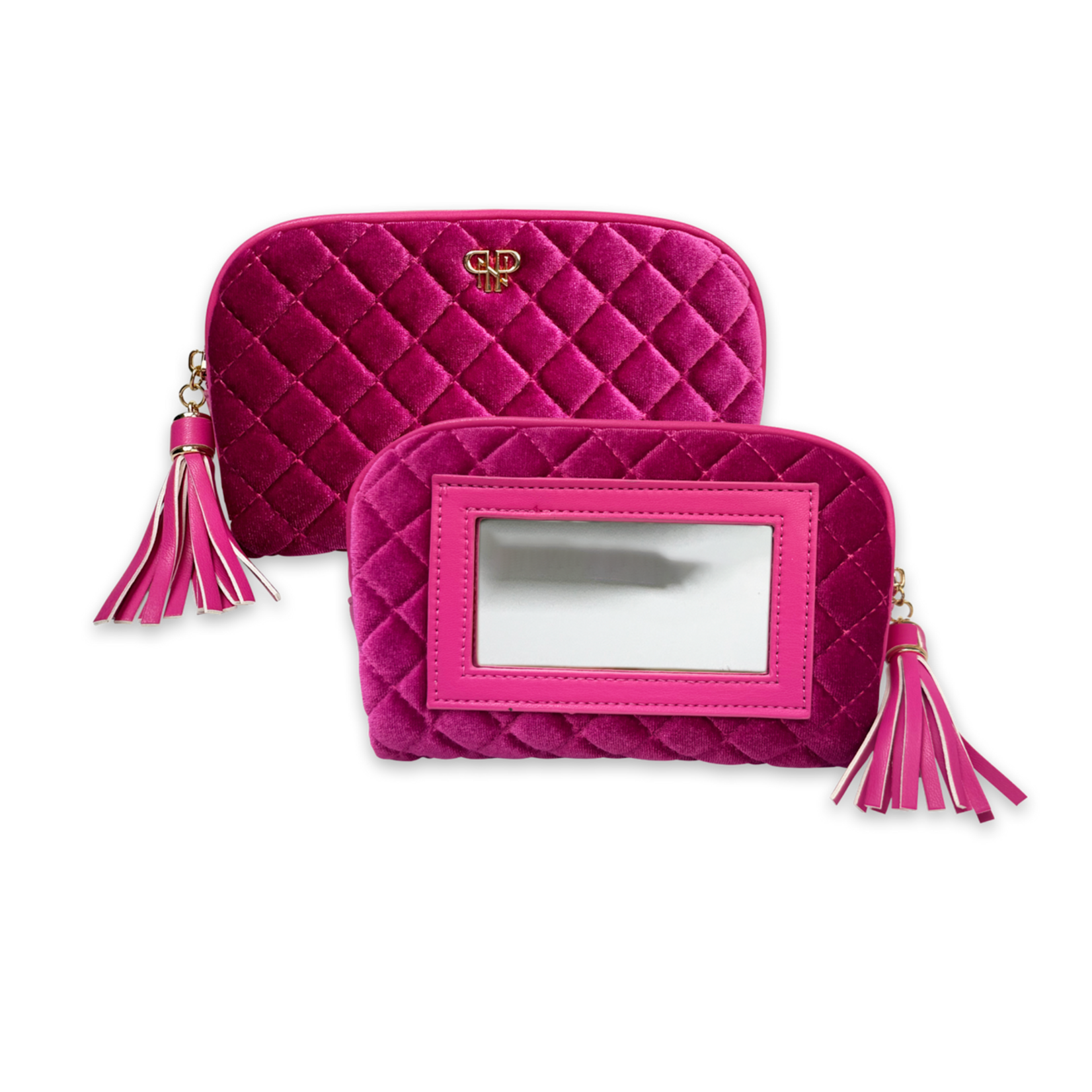 Glam Makeup Case FUCHSIA VELVET