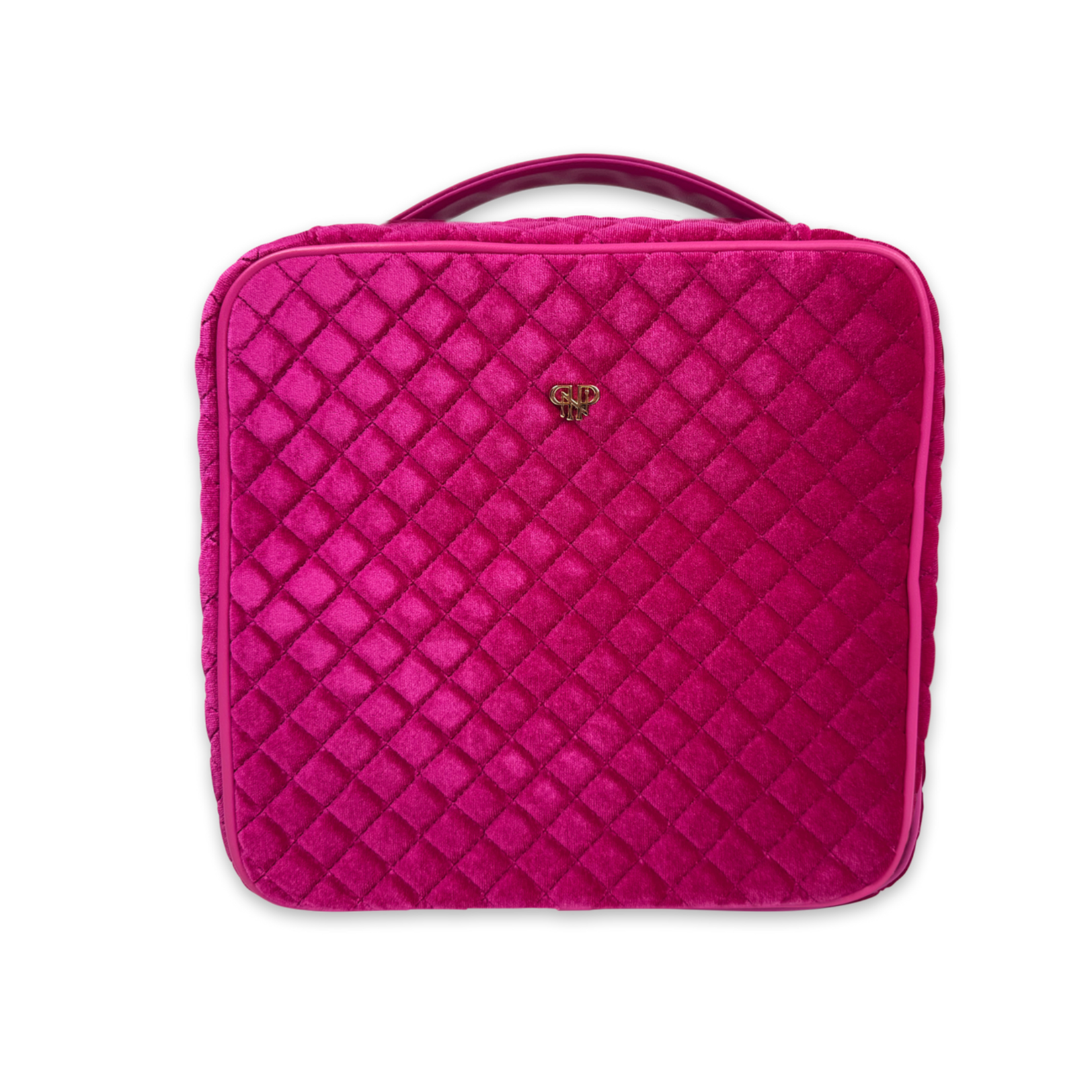 Fuchsia Velvet Diva Mini Makeup Bag