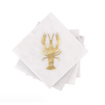 Marble Coasters w/Gold Crawfish