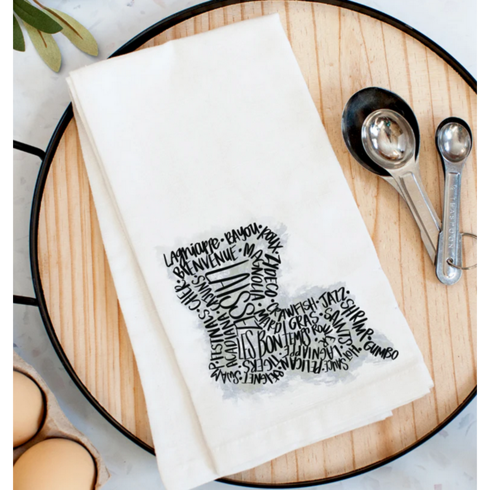 LA Words Kitchen Towel