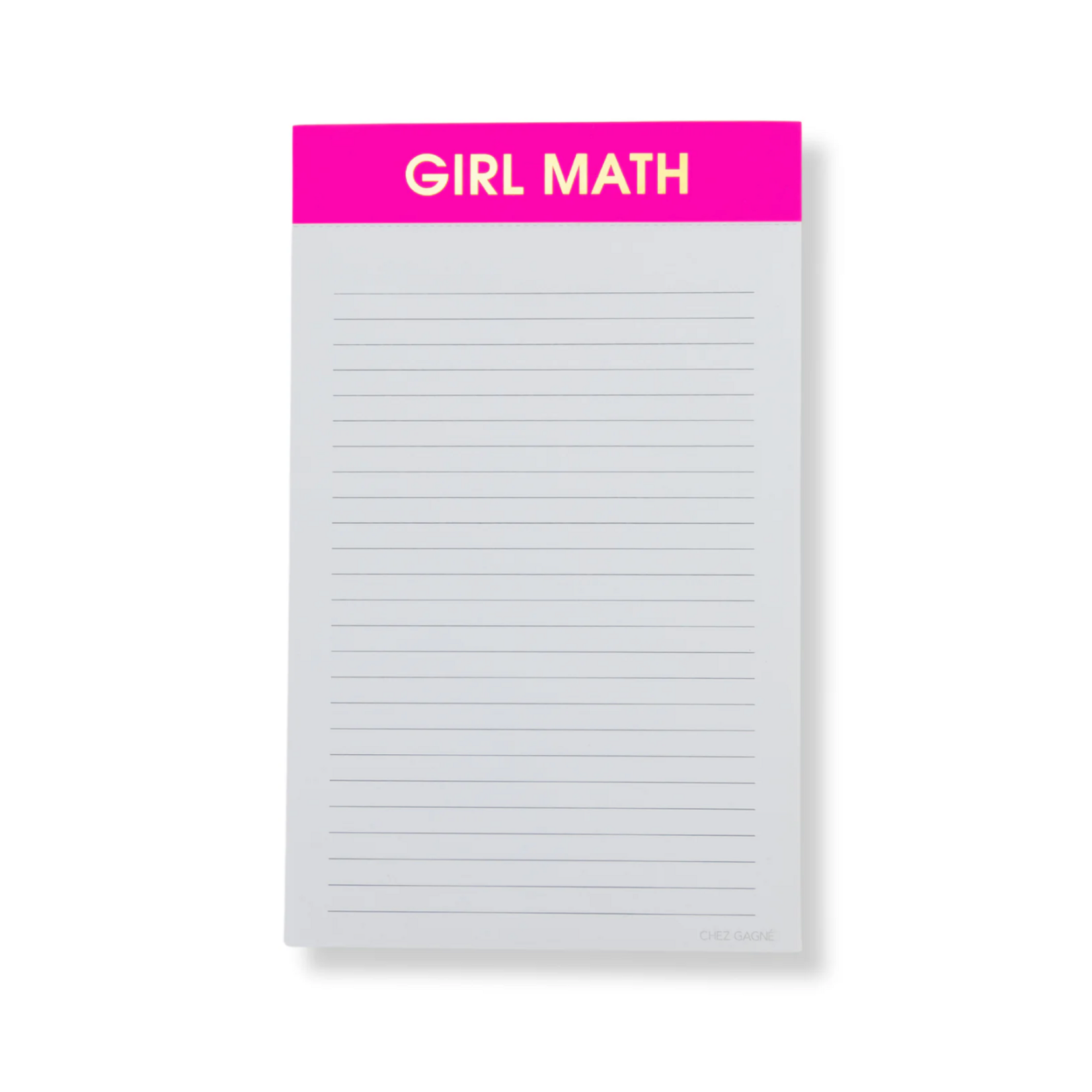 Girl Math - Lined Notepad