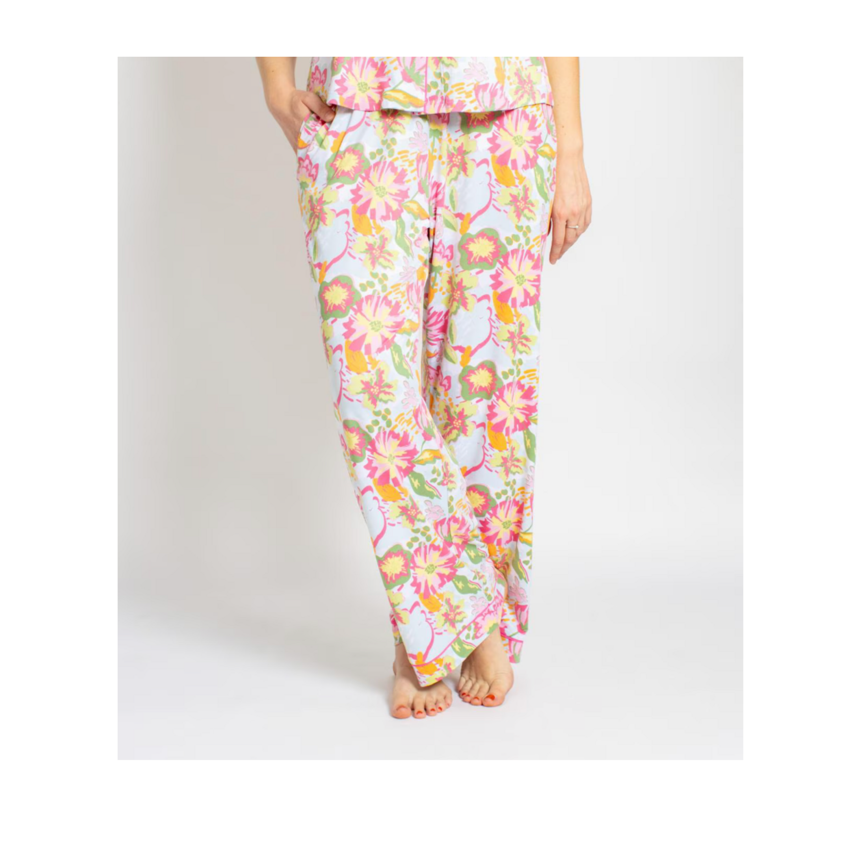 Women's Summer Bouquet Sleep Pants LARGE