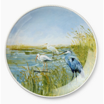 Coastal Birds Round Platter 13"