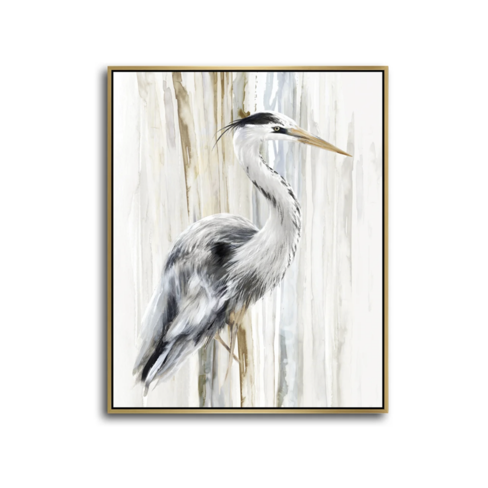 Coastal Heron Framed Artwork