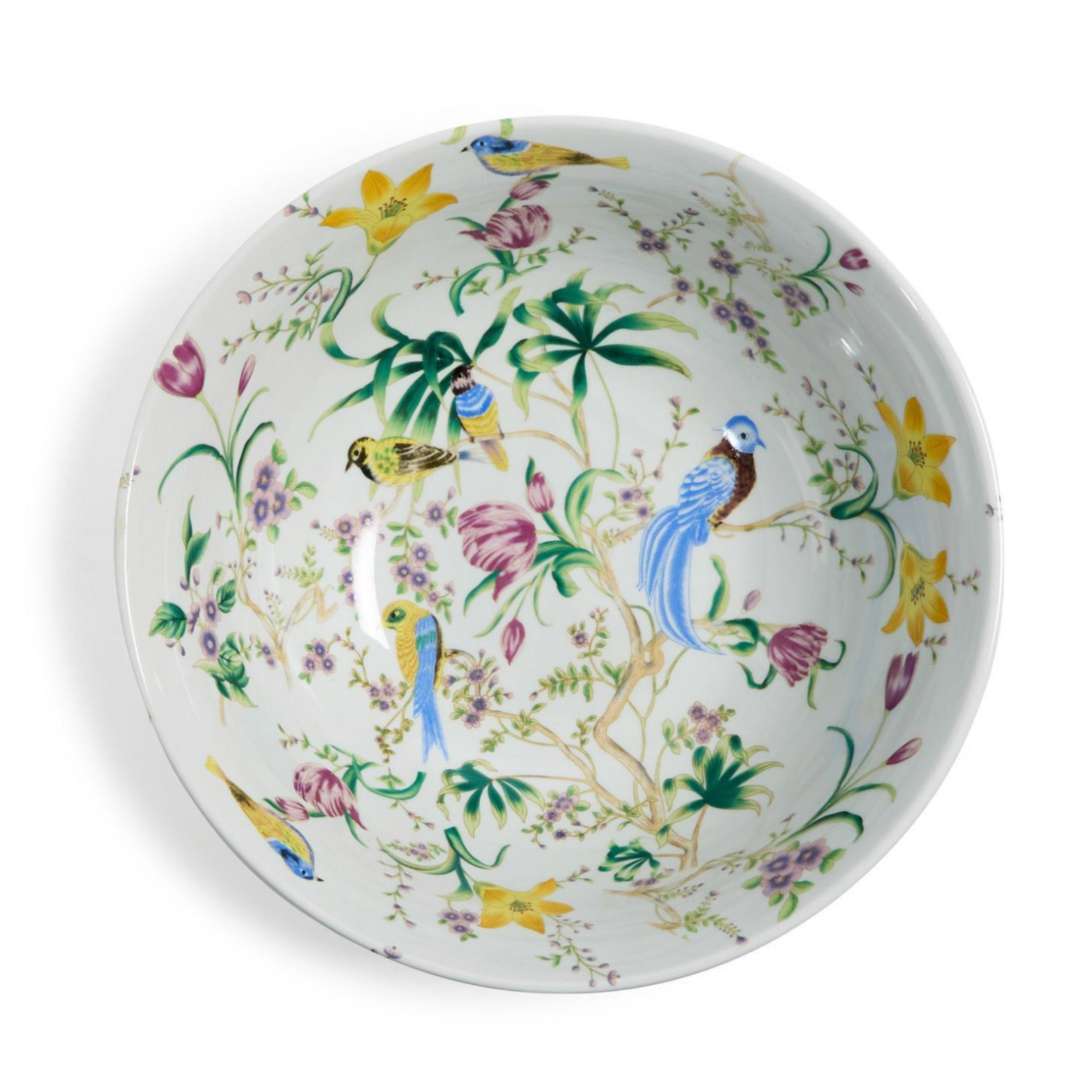 14" DIA Blossom Bird Sanctuary Bowl