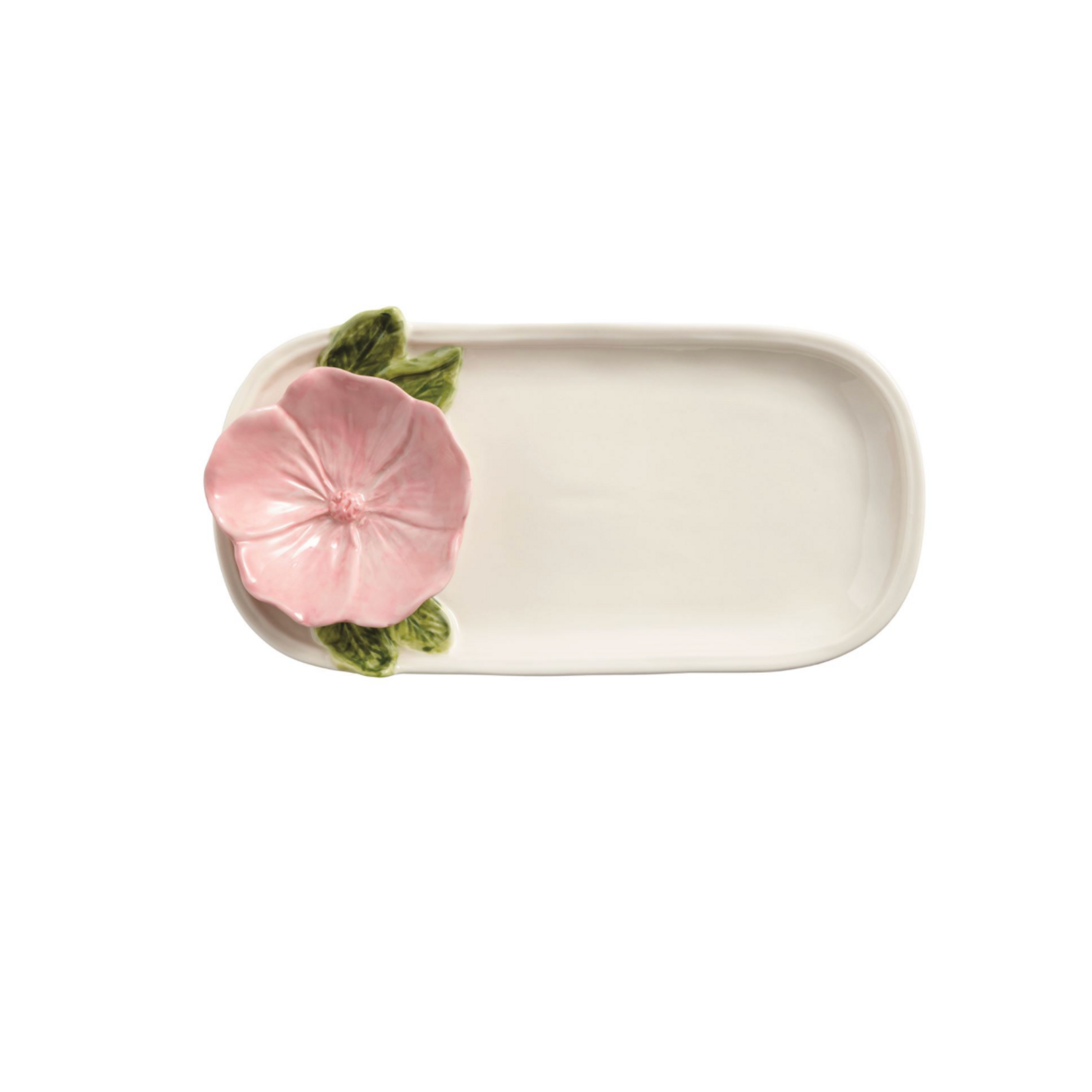 Pink Flower Everything Tray