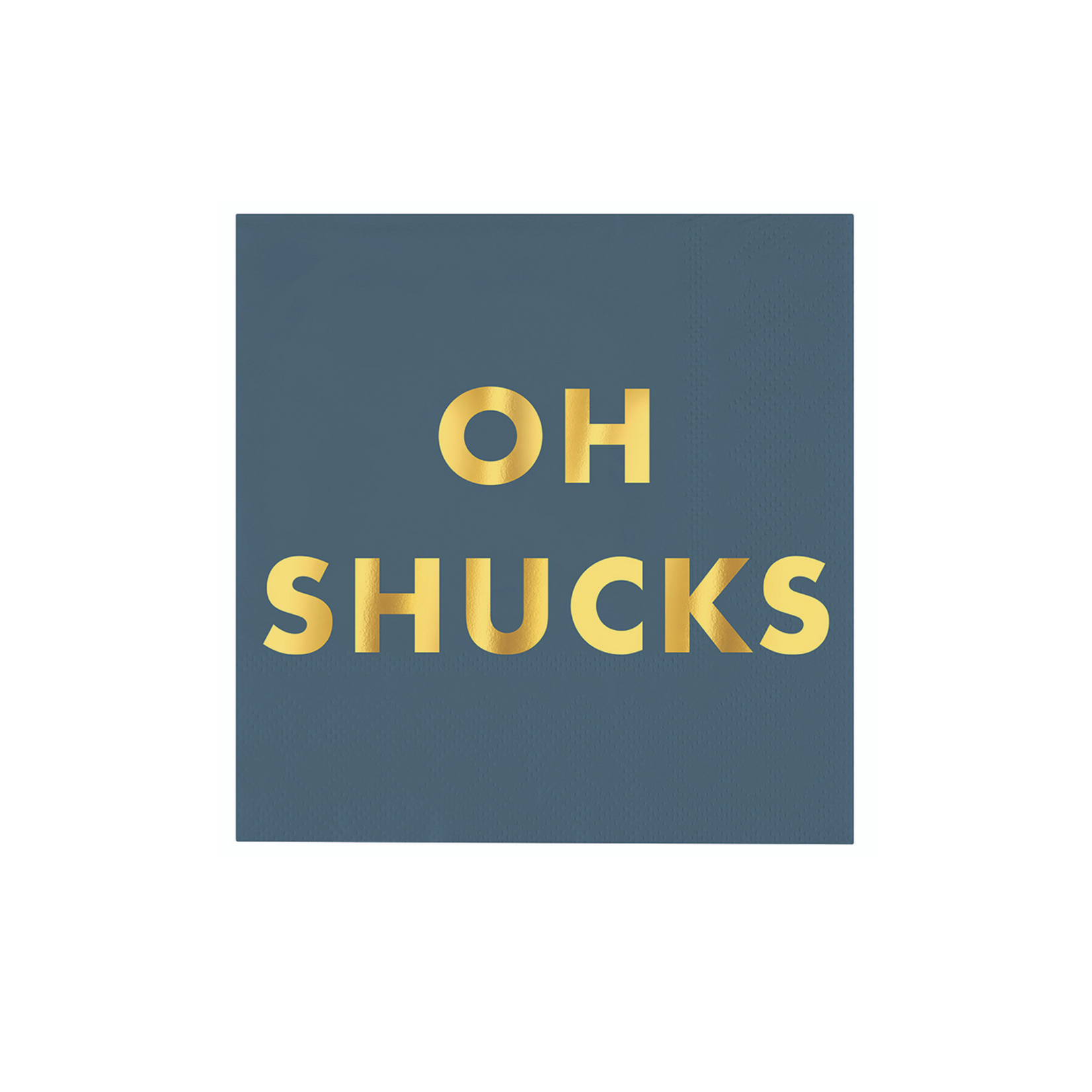 Oh Shucks Blue Cocktail Napkins