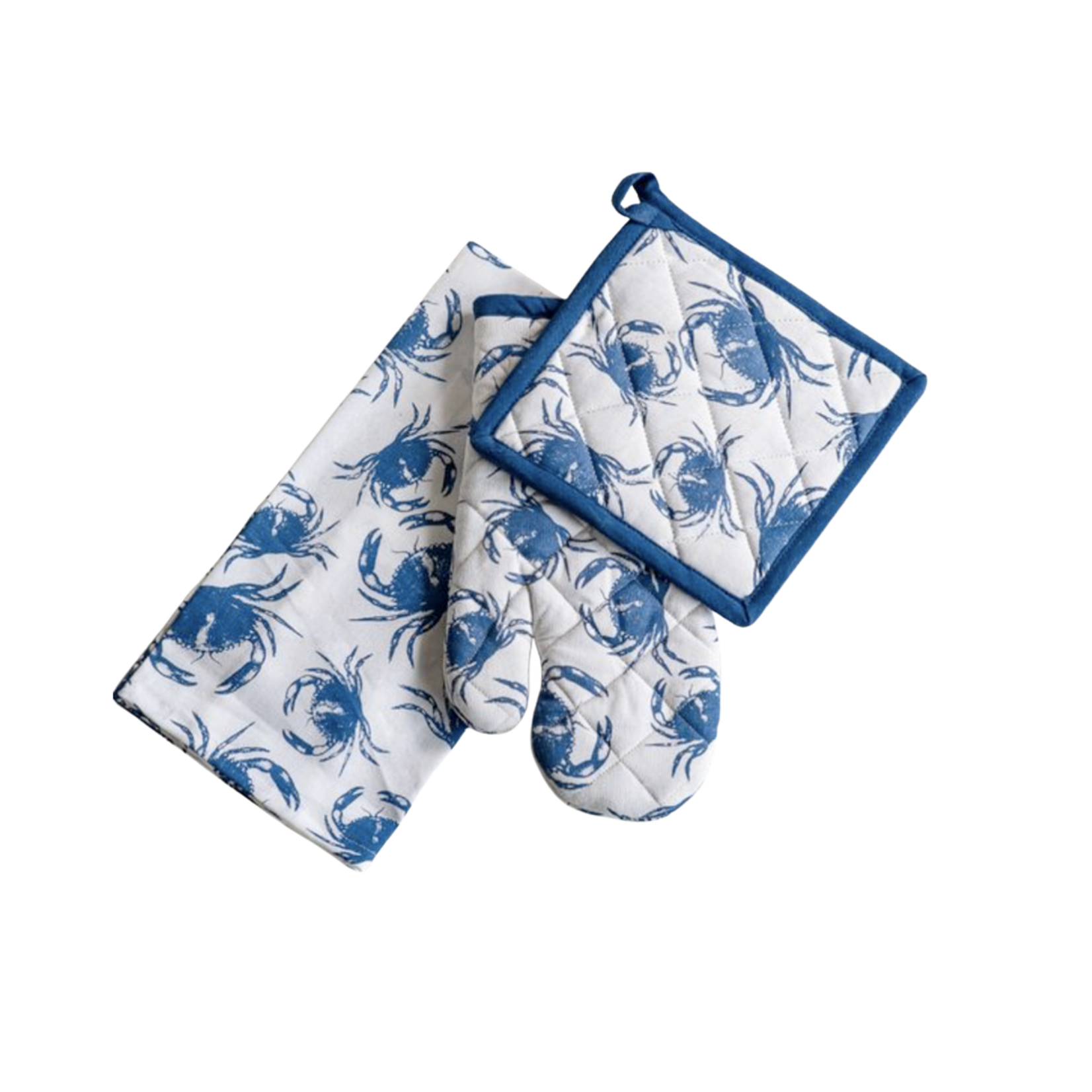 Blue Crab Kitchen Set S/3