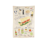 Fried Shrimp Poboy Kitchen Towel