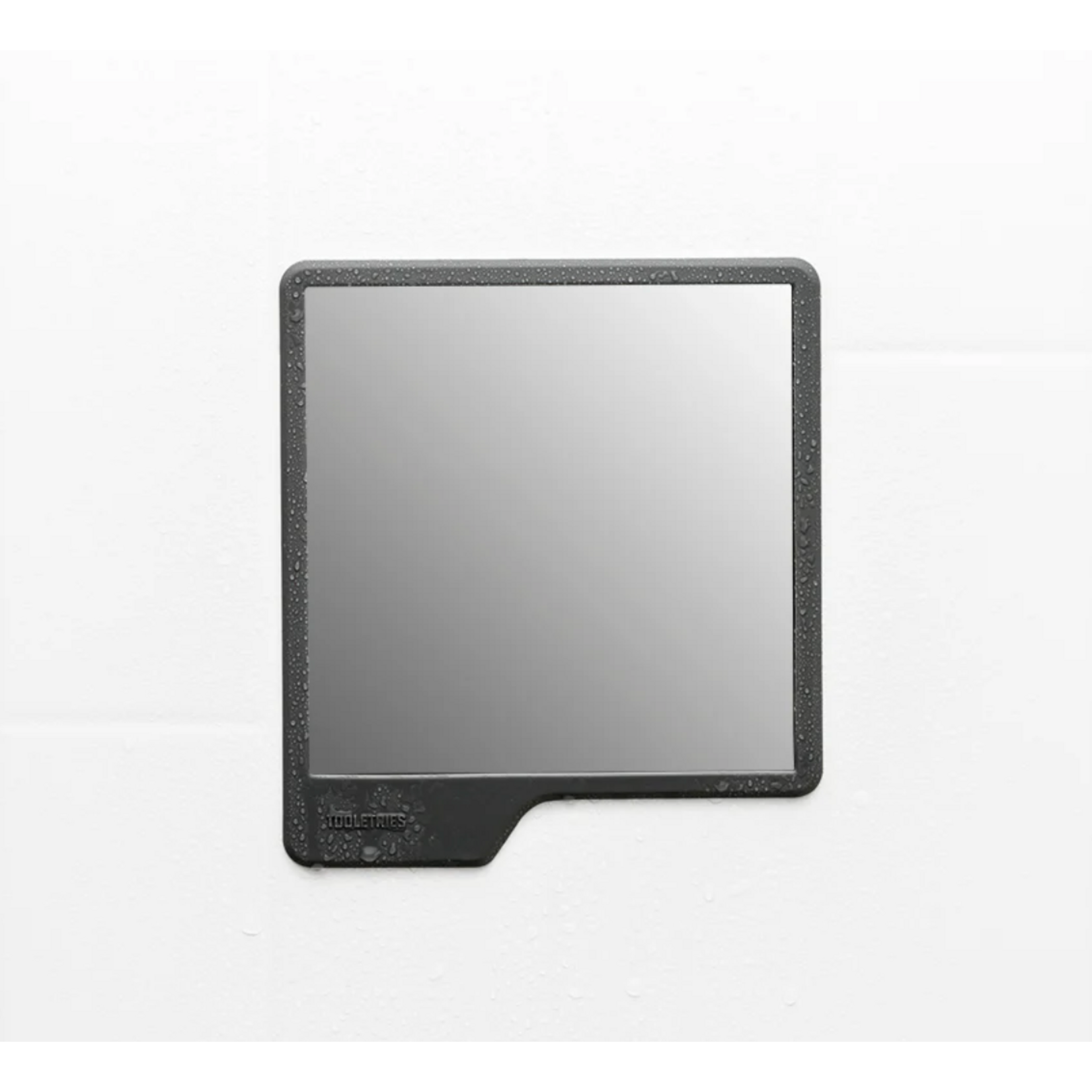 Oliver Shatterproof Charcoal Shower Mirror