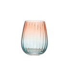 BLUE/BLUSH Ombre Wine Glass