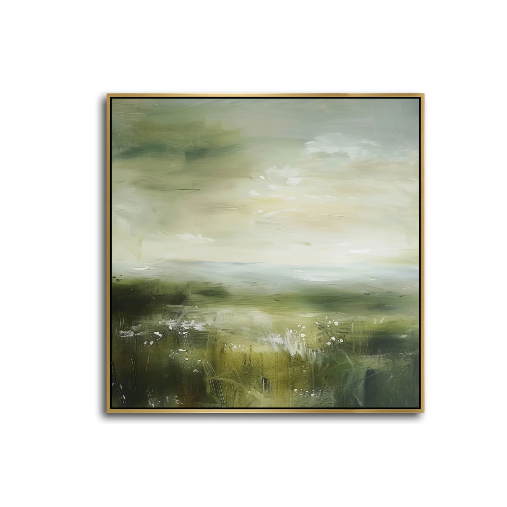 Brushed Grasslands I Framed Artwork