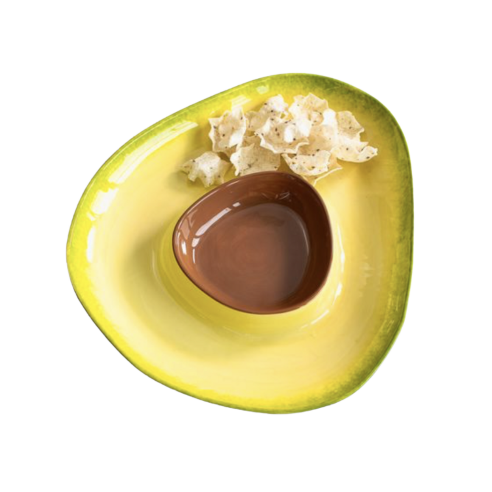 Avocado Chip & Dip Server