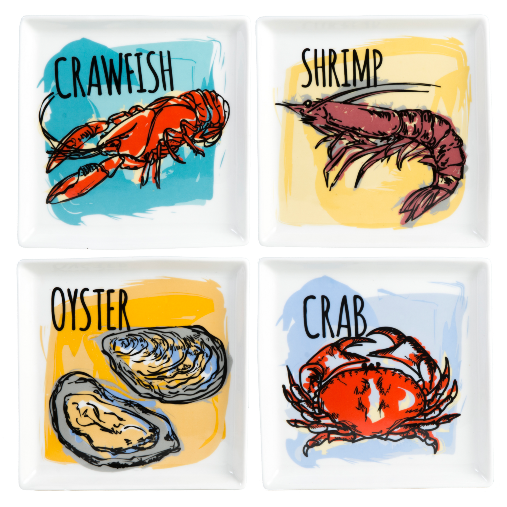 Seafood Appetizer Plate Set