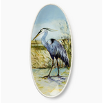 Coastal Birds Fish Platter 19.5x8.5
