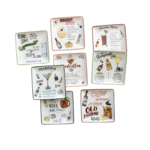 Cocktail Recipe Square Dish Assorted