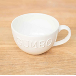4.5" Gumbo Handle Bowl Ant. White