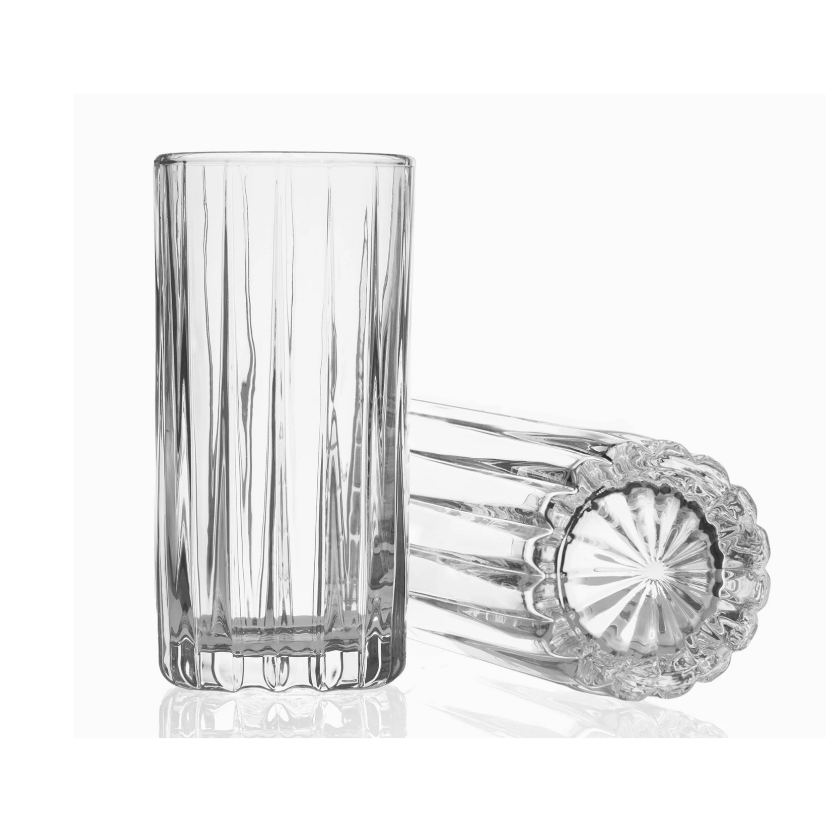 Parallels Highball Drinking Glass