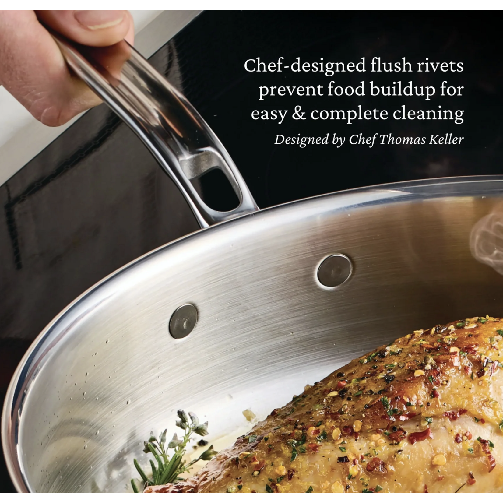 Hestan ProBond LUXE 3.5qt Stainless Steel Saute Pan