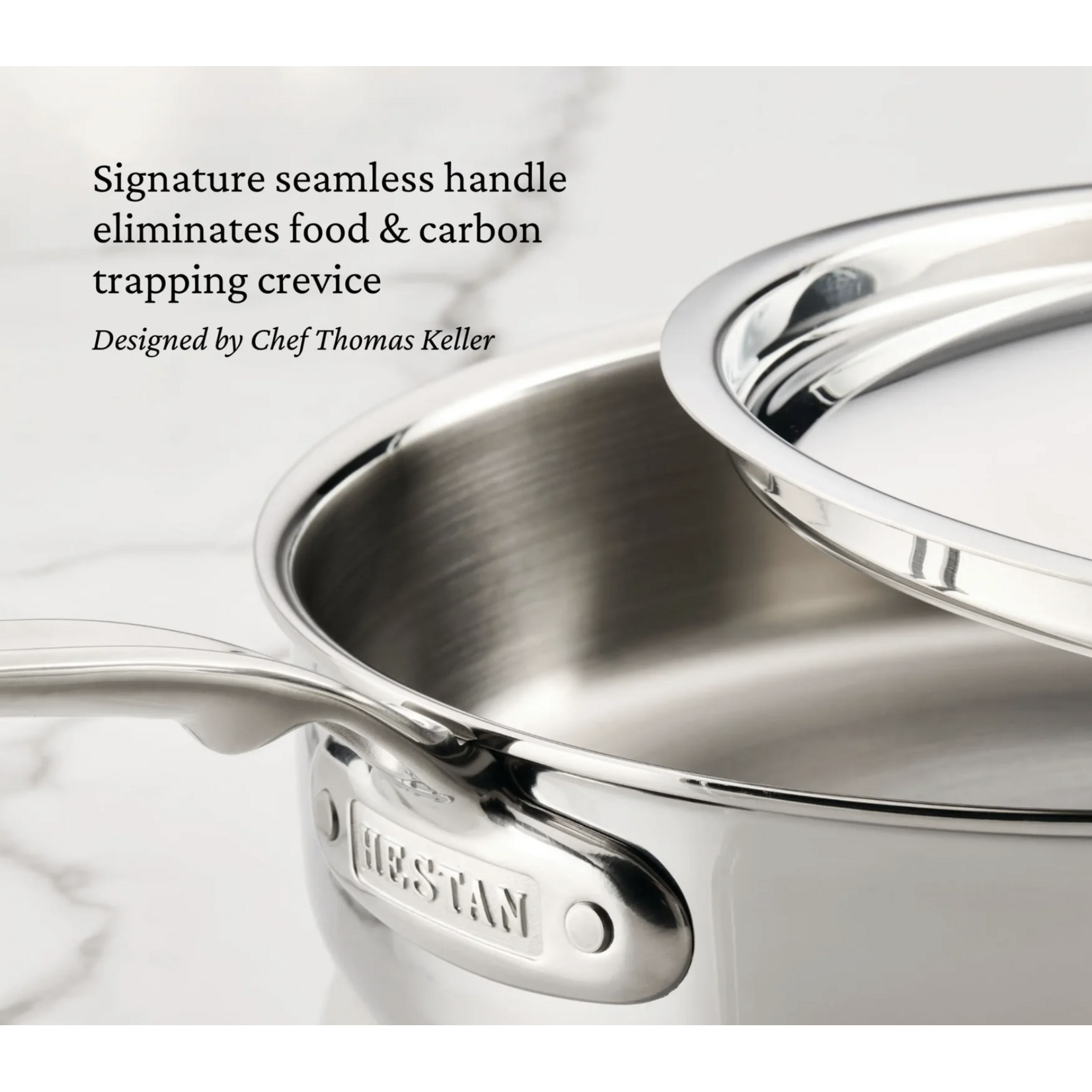 Hestan ProBond LUXE 3.5qt Stainless Steel Saute Pan