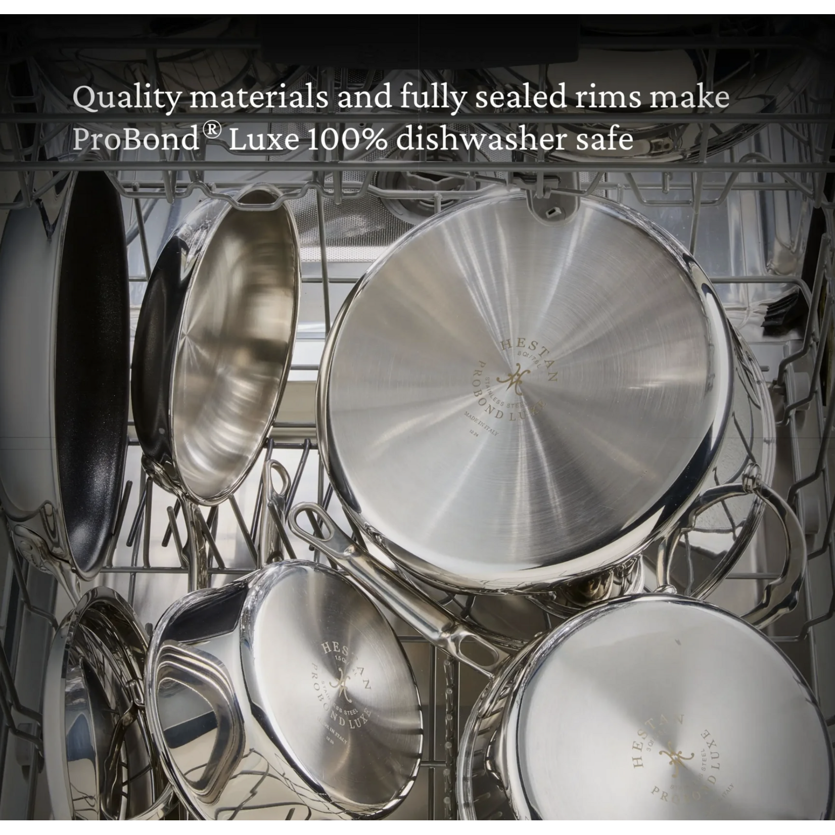 Hestan ProBond LUXE 3.5qt Stainless Steel Saute Pan