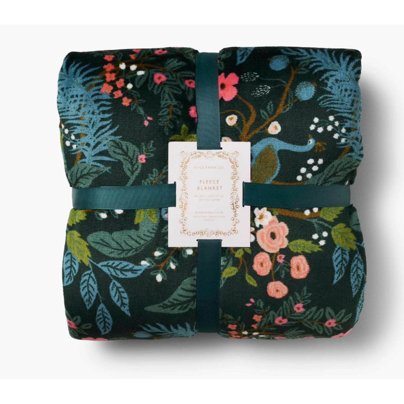 PEACOCK Fleece 50x80 Throw