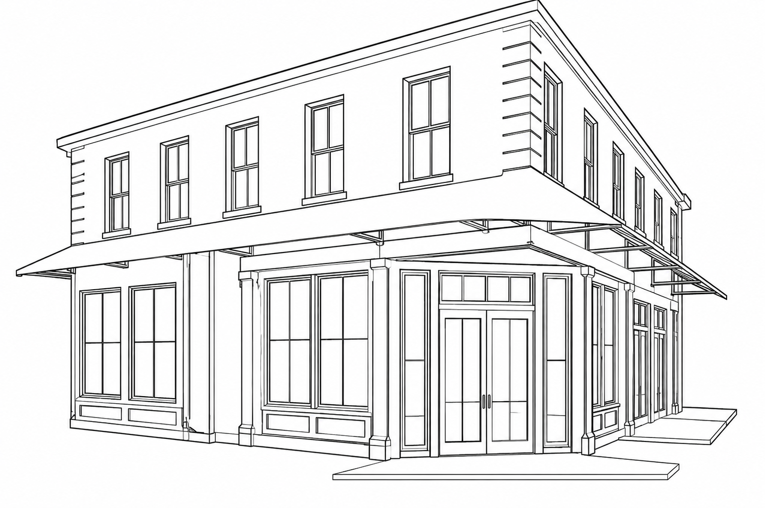 Niche Terra Bella Line Drawing