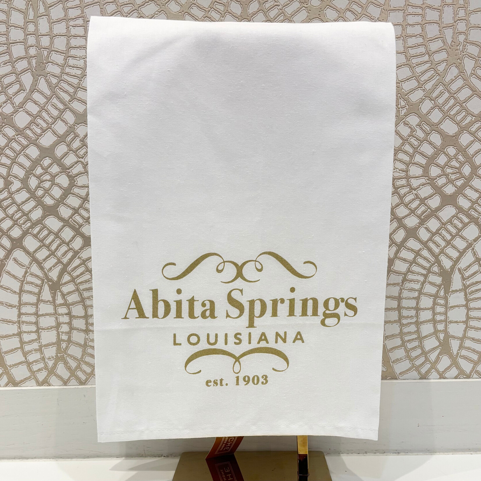 Abita Springs Flourish Tea Towel