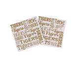 Tigers Wording Cocktail Napkins