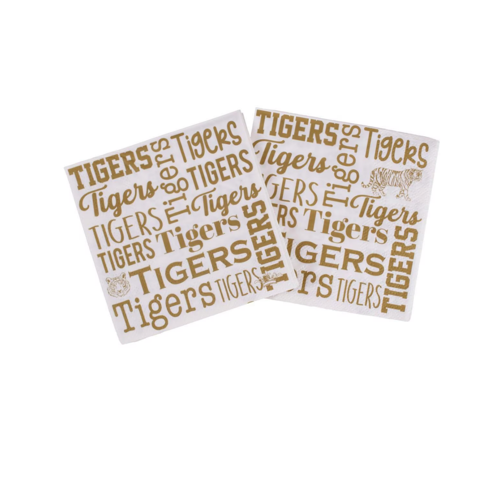 Tigers Wording Cocktail Napkins