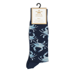 Men's Chesapeake Crab Socks Navy/Multi